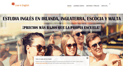 Desktop Screenshot of liveinenglish.net