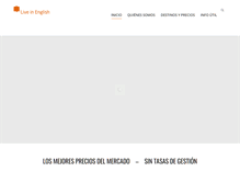 Tablet Screenshot of liveinenglish.net
